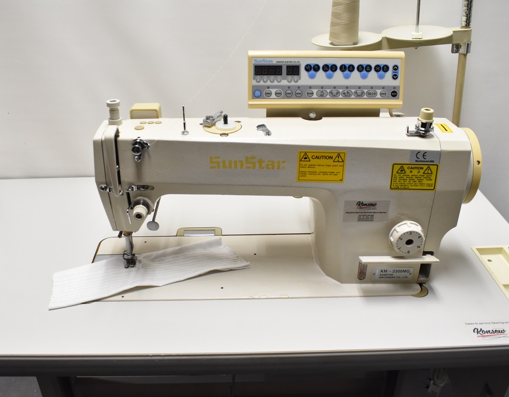 Buy SunStar KM2300MG Lockstitch straight stitch industrial sewing machine in UK online price